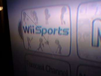Broken TV due to Wii